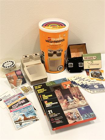 SAWYER’S / GAF ~ Viewmaster Stereoscope & Talking Viewmaster Gift Pack II