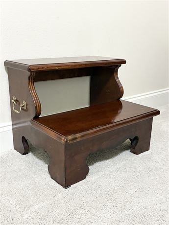 Solid Wood Bed Step
