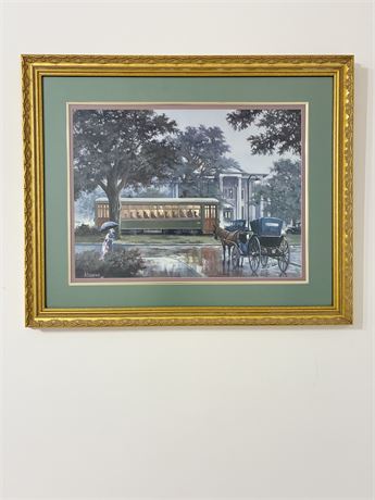 AL FEDERICO ~ S/N Framed New Orleans Scene Print