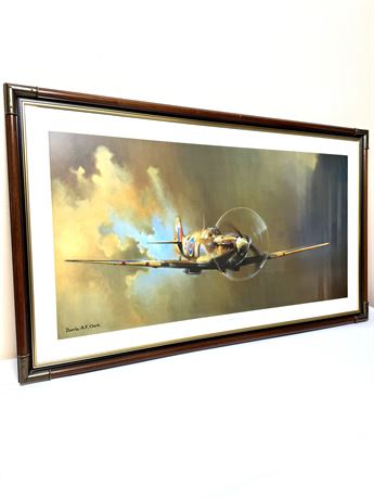 Spitfire by Barrie Clark Print - 1990