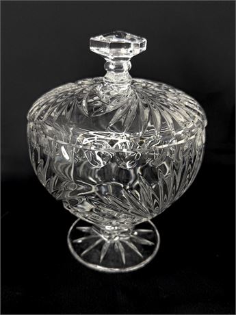 Cut Crystal Candy Dish