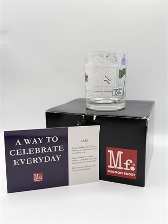 MIGNON FAGET ~ Porch Fest ~ Set Of (4) Double Old Fashioned