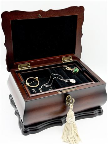 BOMBAY ~ Solid Wood Jewelry Box