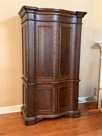 Wooden Armoire Entertainment Center