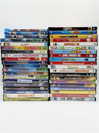 Lot Of 40 Kiddos Favorite DVD’s