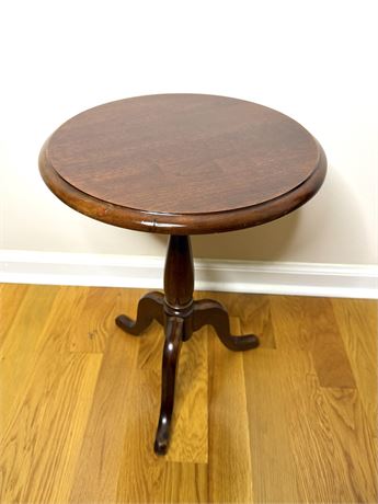 Small Round Wood Mersman Table