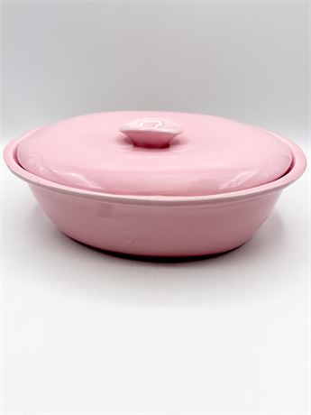 MIRAMAR OF CALIF. ~ Pink Lidded Casserole Dish