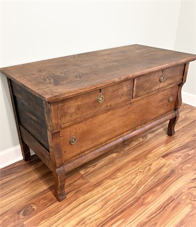 Vintage Solid Wood Chest of Drawers