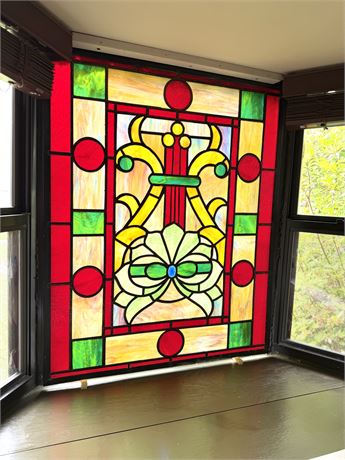 Beautiful Hand Made Stained Glass Window 2