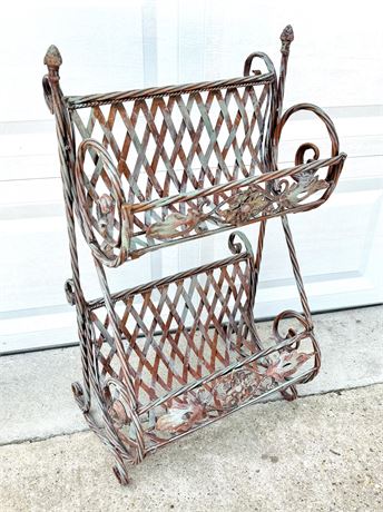 Iron Magazine Rack