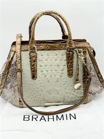 BRAHMIN ~ Arden ~ Leather Satchel /Shoulder Bag