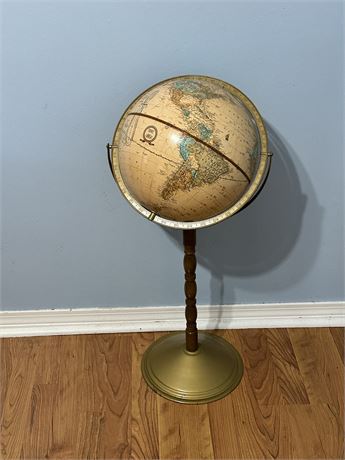 Vtg 32" Cram’s Imperial World Globe