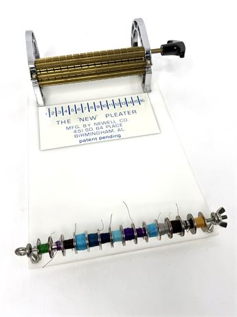 The “New” Pleater Smocking Pleater Machine