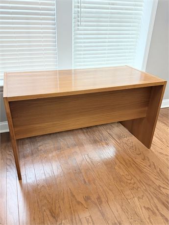 DENKA ~ Vtg. Minimalist Wood Danish Desk