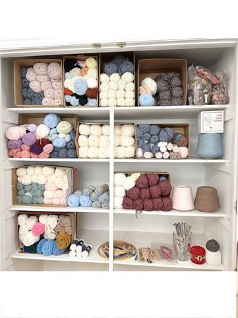 Closet Full Of Yarn & Accessories ~