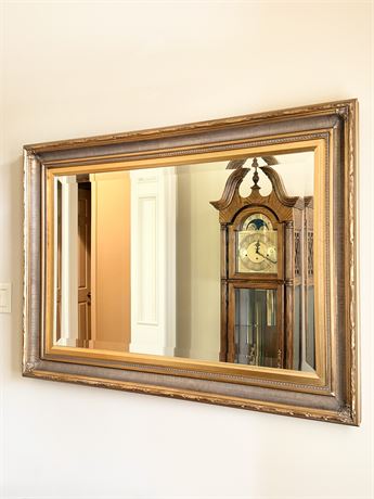 Gold Beveled Mirror
