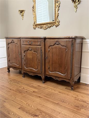 Solid Wood Carved Sideboard / Buffet Server