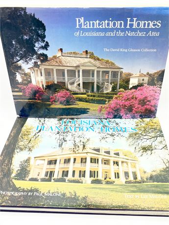 Pair (2) ~ Louisiana Plantation Homes Books