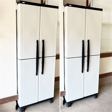 ENVIRO ELEMENTS ~ Pair (2) ~ 68” Double Door Storage Cabinet