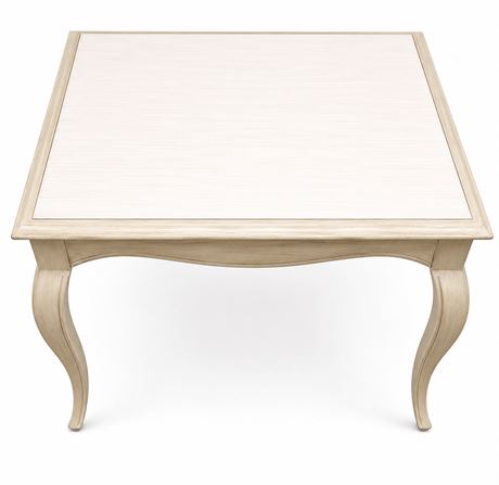 French Provincial Style Bleached Wood Table