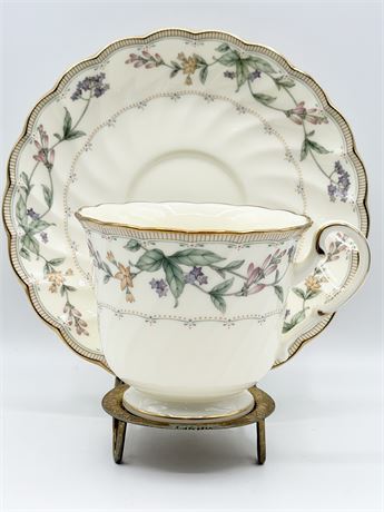 NORITAKE ~ Brookhollow ~ Tea Cup & Saucer
