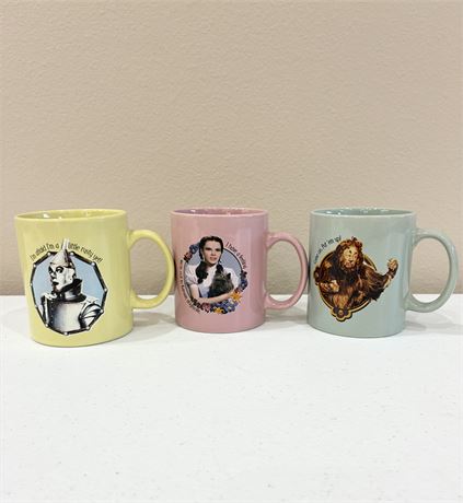 Wizard of Oz 3-Pc Set of Coffee Mugs