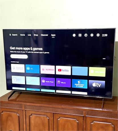 55” Sony 4K Smart TV with Remote