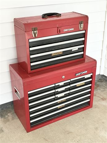 CRAFTSMAN ~ 2 Toolboxes ~ Full of Tools