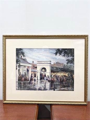 AL FEDERICO 95 ~ Limited Edition Print Of New Orleans French Market