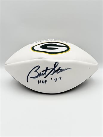 GREEN BAY PACKERS ~ Bart Starr Hof ‘77 Autograph Football