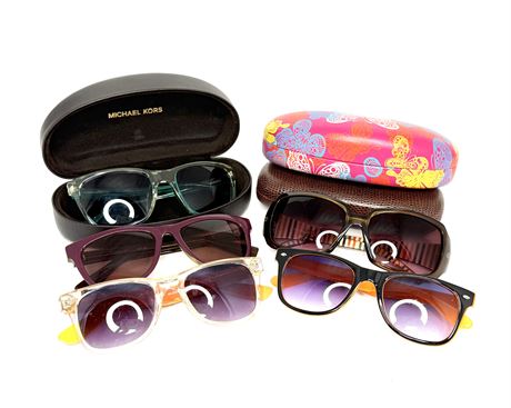Women’s Michael Kors “Tessa” Sunglasses with Case Plus Extras