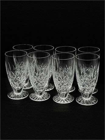 WATERFORD ~ Lismore ~ Set Of 8 Iced Tea Glasses