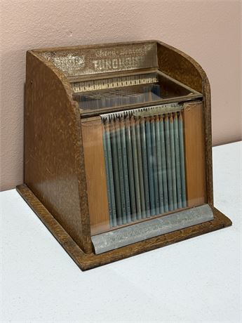 EAGLE ~ Chemi Sealed Turquoise Drawing Pencil Display Case With Pencils