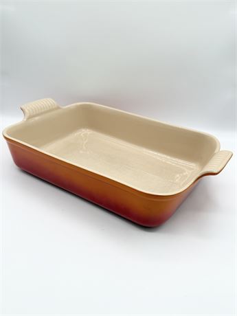 LE CREUSET ~ Flame Rectangle Baker