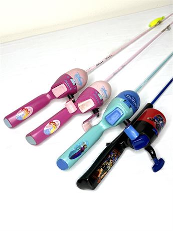 Kids’ Shakespeare Fishing Lot - Frozen, Disney Princesses, Transformers