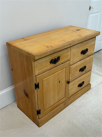 Solid Wood Pine Cabinet