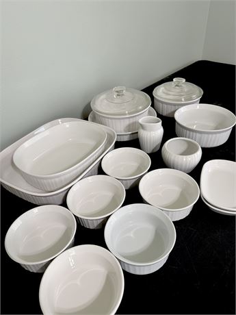 Corning Ware ~ 18 Piece Lot