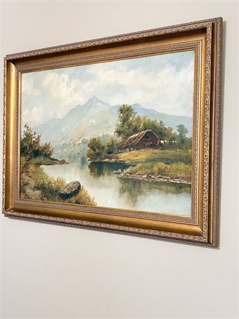 Framed Landscape Painting