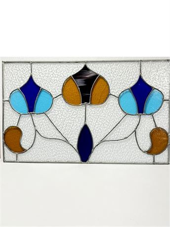 19” x 31” Stained Glass Panel