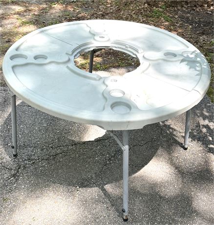 Academy Sports + Outdoors Round Folding Cookout Crawfish Table