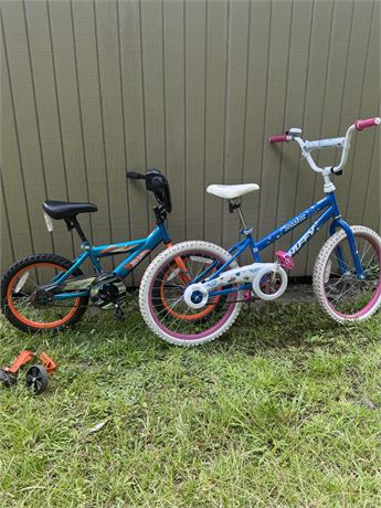 HUFFY / DYNACRAFT ~ Pair (2) Kids Bikes