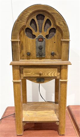 Vtg ~ THOMAS COLLECTORS EDITION ~ Console AM/FM Radio ~ Cassette Player