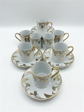 PHOENIX ~ Demitasse Set ~ Service for 8