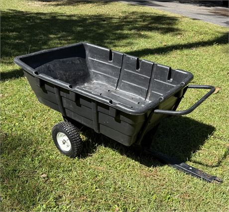 Rubber Dump Trailer Pull Cart