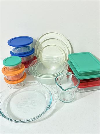 PYREX ~ Lot of 14 Assorted Pieces