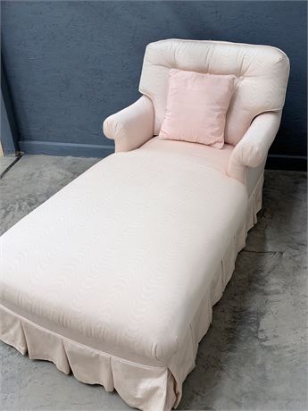 Chaise Lounge ~ Silk ~ Faded Pink ~ *Read Description