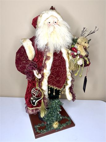 Standing Santa Statue - Over 2 Feet High