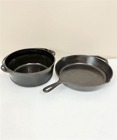 LODGE ~ Cast Iron Skillet & Dutch Oven