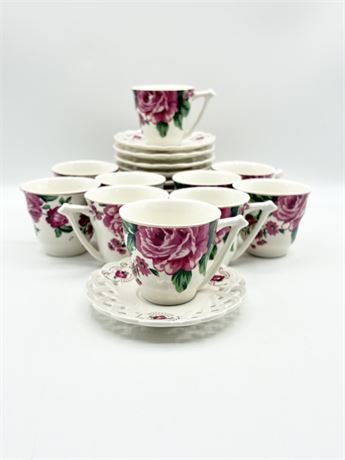 PHOENIX ~ Demitasse Set ~ Service for 10