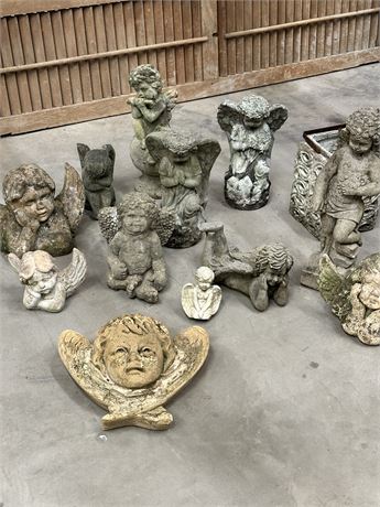 12 Assorted Lawn Angels / Cherubs